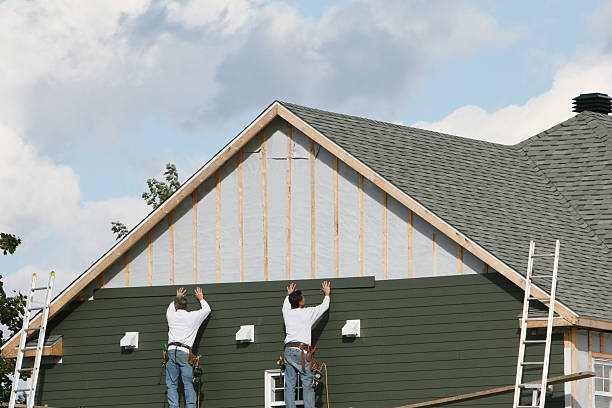 Professional Fiber Cement Siding technician working in West End, NC